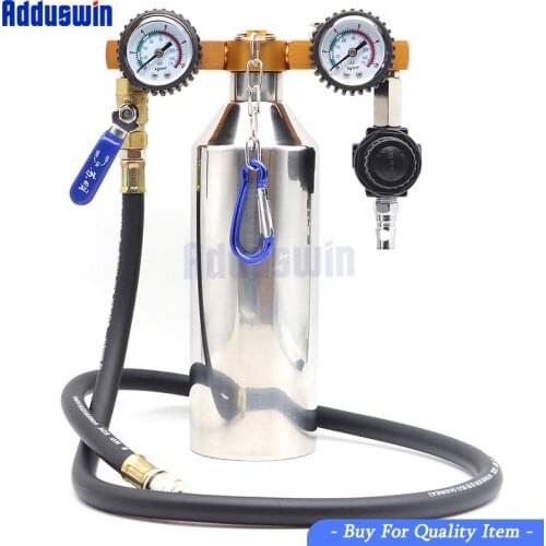Universal Automotive Non-Dismantle Fuel System Double Watch Cleaning Bottle Auto Gasonline Injector Clean For Petrol Cars Tool