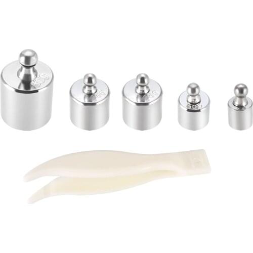 Uxcell 1Set Gram Calibration Weight 5g 10g 20g 50g M2 for Digital Balance Scale Digital Pocket Scale and Jewelry Carat Scale