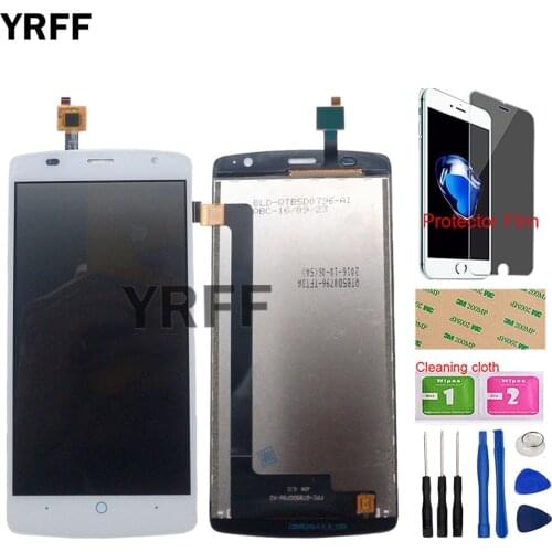 LCD Display Touch Screen For ZTE Blade L5 LCD Display Touch Screen Panel Glass Assembly Digitizer Panel Sensor 3M Glue Tools