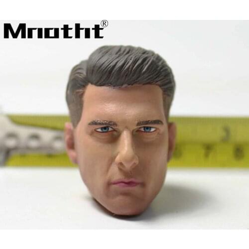 1:6 Scale Tom Curise Head Sculpt Amerian Star Head Model for 12inch Action Figure Toys Hobbies m5