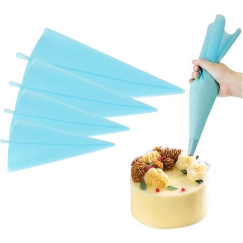 1PC Silicone Pastry Bag Kitchen DIY Icing Piping Cream Reusable Pastry Bags Cake Decorating Tools Pastry Cream Spout For Baking