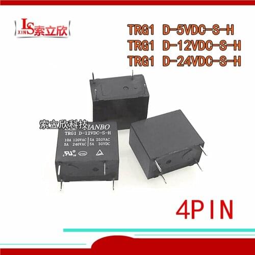 10PCS/LOT Original New Relay TRG1D-12VDC-S-H TRG1 D-12VDC-S-H TRG1 D-05VDC-S-H TRG1 D-24VDC-S-H TRG1 D 12VDC S H 4PIN 5A