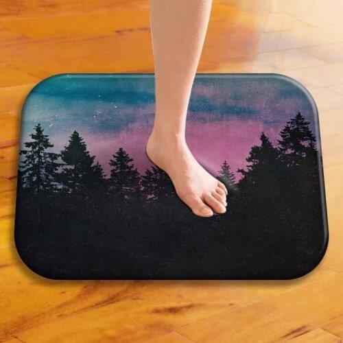 40x60cm Cute Diy Print Floor Mat Bathroom Ground Mat Slip Door Bath Pad Rug Living Room Kitchen Carpet Home Decor