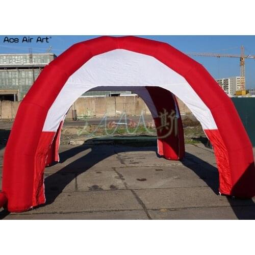 4x4 m diameter Customized 4 legs dome canopy inflatable spider tent Lawn party car shelter toy tent for sale