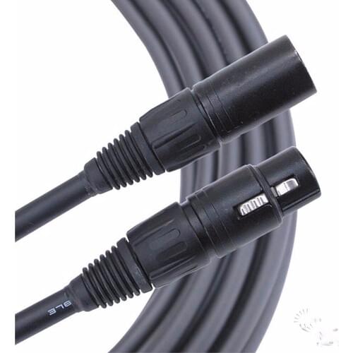 50pcs/lot High Quality Gold 10FT Microphone Studio Mic OFC XLR Cable