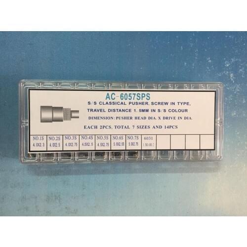 6057SPS Screw In Type Classical Chronograph Button Watch Pusher for Watchmaker