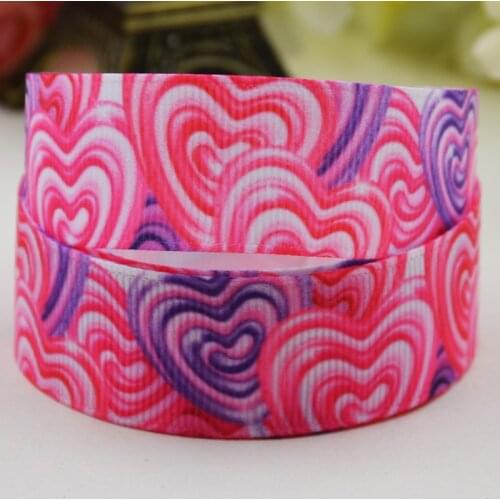 22mm 25mm 38mm 75mm Ruban satin Candy Character printed Grosgrain Ribbon Hair Accessories party decoration X-02232 10 Yards