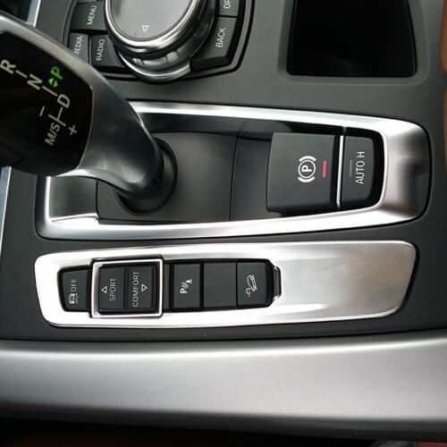 Car Interior Gear Shift Panel Cover Trim Styling Sticker For BMW X5 2014-2018 For BMW X6 2015-2018 Car-styling