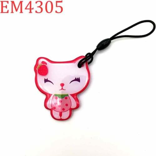 125Khz Rewritable Writable Keyfob RFID Token Tag llavero EM4305 T5577 Waterproof Keychain Badge Access Control Fast Shipping 1