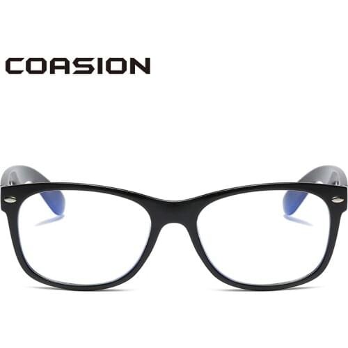 COASION Blue Light Glasses Anti Blue Light Blocking Glasses Gaming Computer Glasses for Men Retro Optical Glasses Frame CA1596