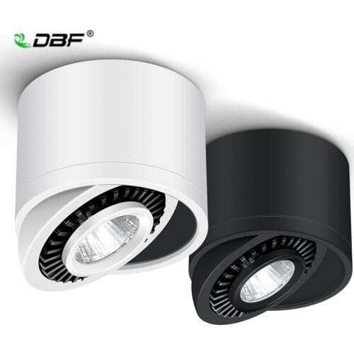 LED Surface Mounted Ceiling Light 5W 7W 9W 15W Dimmable Ceiling Lamp 360 Degree Rotatable COB Background Spot Light For Home