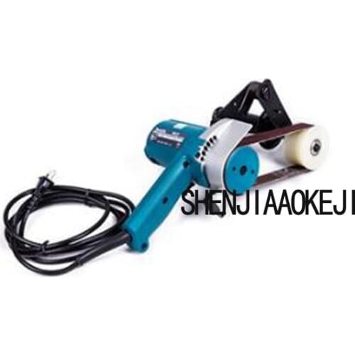 Electric grinding machine belt sander cable processing machine power cable polisher grinding machine tools AC 200V 1PC