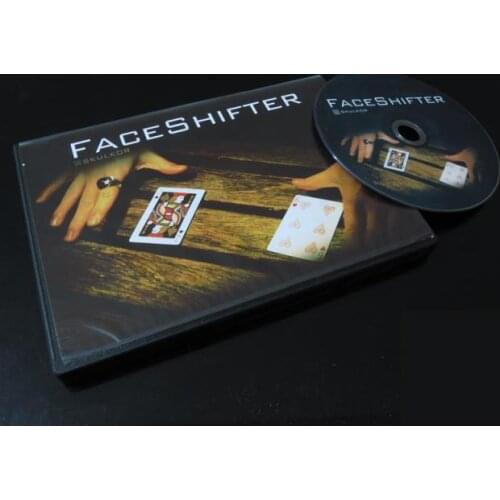 FaceShifter (DVD and Gimmick) Magic Tricks Stage Close Up Stage Magia Card Switch Magie Illusion Mentalism Gimmick Props