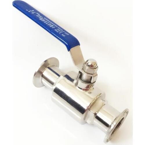 Fit 89mm Pipe OD x 3.5" Tri Clamp Sanitary Ball Shut Off Valve SUS 316L Stainless Beer Brewing Home