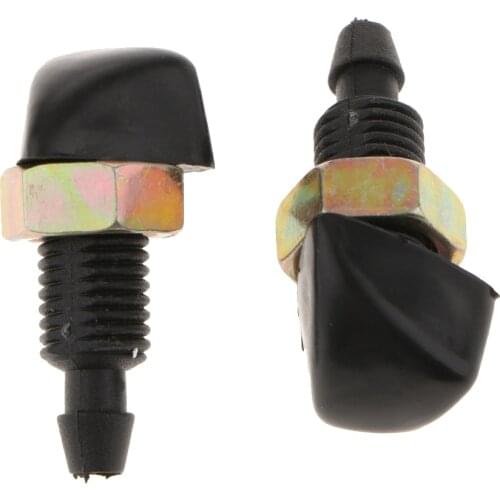 2PCS Windshield Wiper Water Spray Jet Washer Nozzles For Toyota