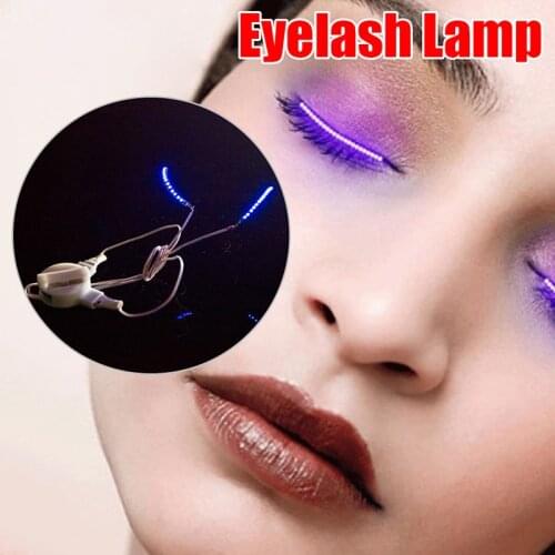 Halloween LED Eyelashes Waterproof Unisex Shining Charming Prom Makeup Party Tools