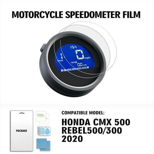 Cluster Scratch Protection For Honda CMX 500CM REBEL300 500 400X CB500F CB500X CB650R CMX 500 REBEL Motorcycle Film Screen Cover