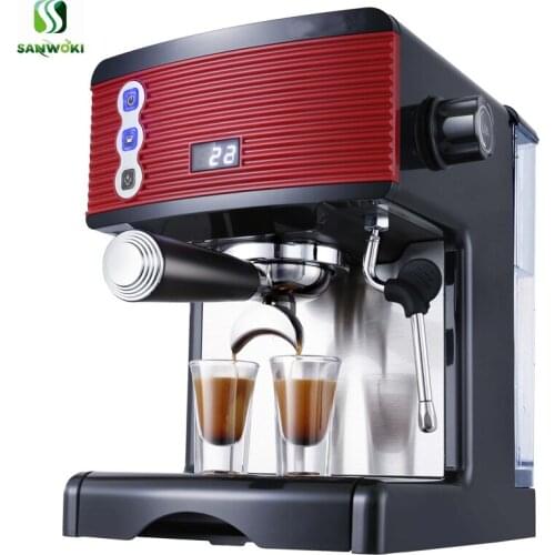Espresso coffee machine Built-In milk frother 15Bar Coffee Makers 1450W cappuccino machine Semi-automatic coffee machine
