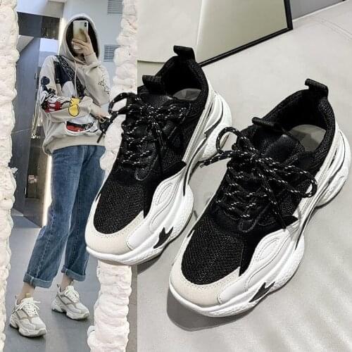 2021 New Women Sneakers Fashion Autumn Women Casual Shoes Breathable Women Platform Shoes Sneakers Zapatillas Mujer Hot Sell