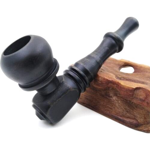 Mini Wood Smoke Pipes Chimney Filter Smoking Pipe Tobacco Pipe Cigar Narguile Grinder Mouthpiece Accessories Cigarette Holder