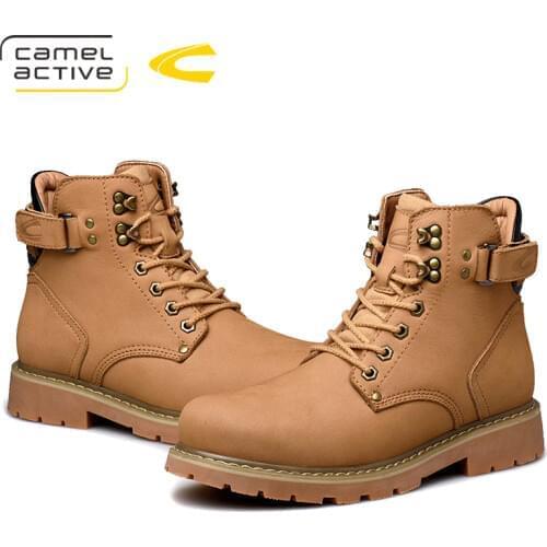 Camel Active New Couple Men Hiking Shoes Durable Anti-Slip Warm Breathable Outdoor Mountain Climbing Trekking Shoes