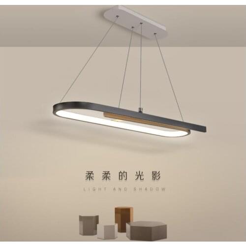 New restaurant Pendant lights Nordic modern minimalist led Lamp industrial bar table long lamp decorative Light Fixtures