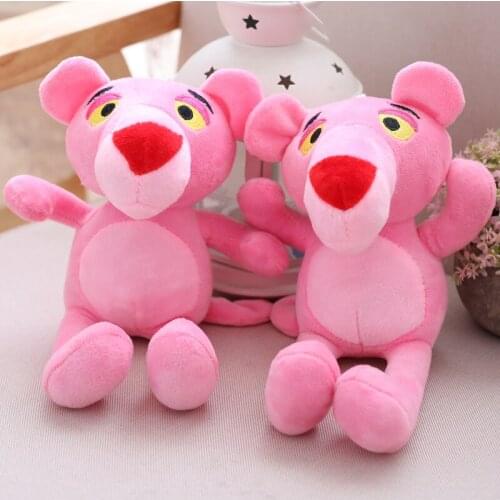 Wholesale 30 Pcs A Lot Soft Pink Panther Hanging Plush Toy Stuffed Plush Toys