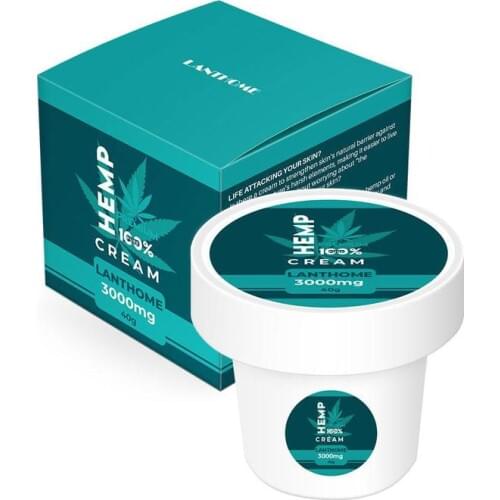 LANTHOME Organic Hemp Cream Anti Wrinkle Whitening Cream Moisturizer Nourishing Face Acne Cream Face Cream