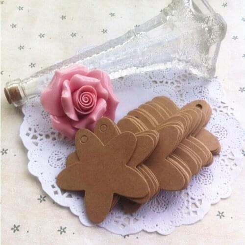 The word cards handmade paper tag tag blank card Handmade Kraft Soft Decoration pendant hangtag