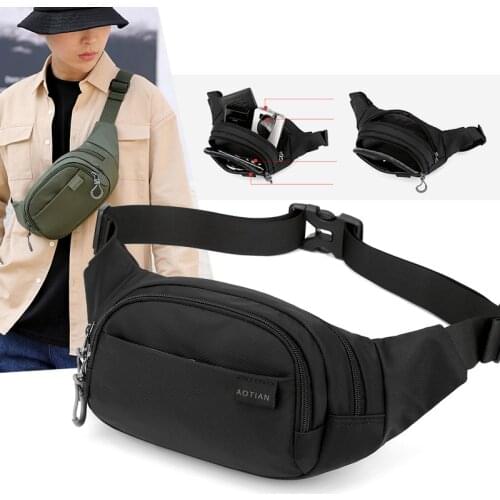 Waist Packs For Men Unisex Waist Bags Casual Outdoor Travel Belt Fanny Pack Handy Mens Belt Bag Dropshipping Hip Bum Pocket New