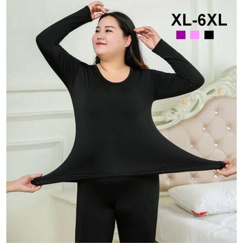 Size 6xl Womens Thermal Underwear Womens Wool Womens Sexy Thermal Clothes Thermal Underwear