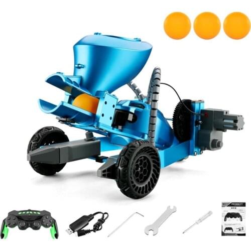 JJRC K6 Remote Control Electric Mini Table Tennis Robot Parent-child Student Sender Pitching Serve Machine Trainer Kids Gift New