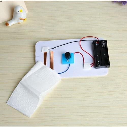 DIY Rain Alarm Model Self-assembling Science Principle Plastic Educational Experiment Toy Kit for Children