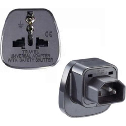 Universal Converter UK USA AU Euro to G2016 Universal to IEC 320 C14 Plug Adapter 125~250ER Germany Plug AC Power Travel Adapter