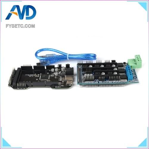 3D Printer Parts RE-ARM 32 Bit Control Board Upgrade Mega 2560 R3 Motherboard + Ramps 1.5 Expansion Control Panel