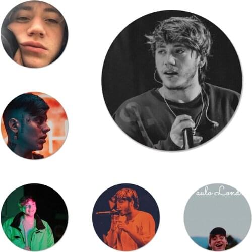 58mm Paulo Londra Icons Pins Badge Decoration Brooches Metal Badges For Backpack Decoration