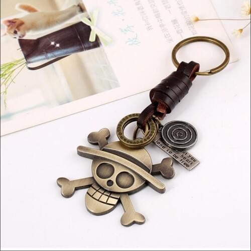 2019 NEW Fashion Creative Cartoon Skull KeyChain Charms Bag Ornaments Car Key Chain Exquisite Gift Birthday Gift Party Favors