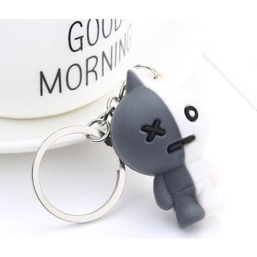 2021 Creative Bear Bunny Keychain Doll Cartoon Car Keychain Pendant Keychain Ring Pendant