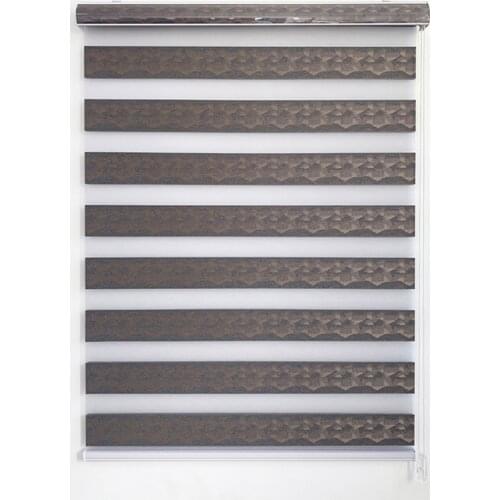 2021 new arrival blackout zebra roller blinds interior window sunscreen curtains with jacquard design for home balcony #LS313