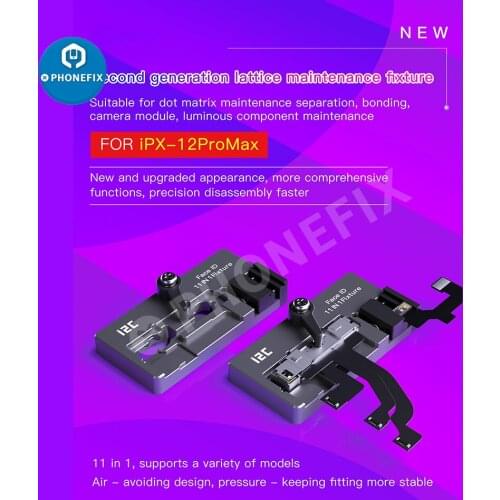 I2C Face ID Dot Matrix Repair Holder Front Facing Camera Fixture Fixed Maintenance Clamp for iPhone 11 Pro Max 12 12 Mini X XS