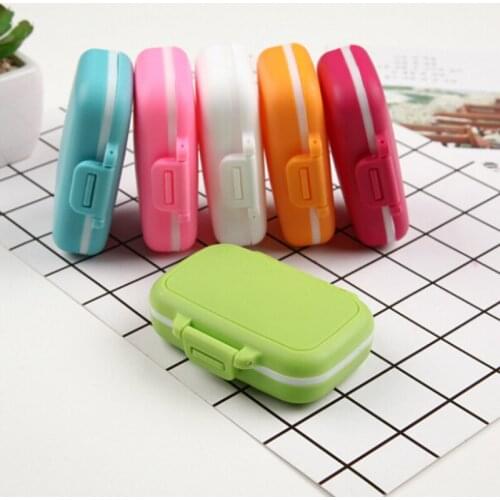 Travel Portable 3 Compartment Pills Organizer Box Medicine Case Storage Dustproof