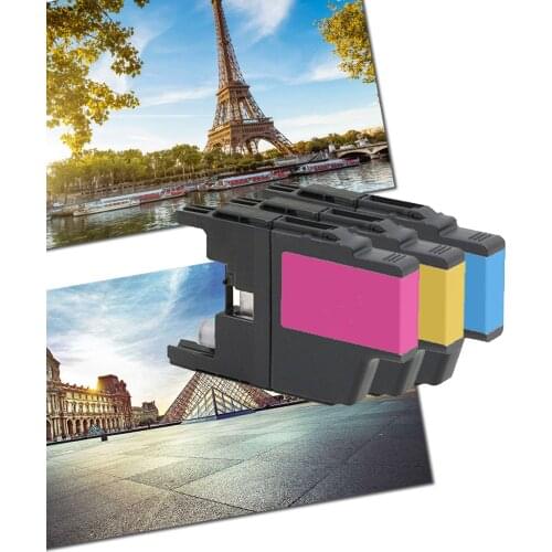 3 Pack LC71 LC75 Compatible Ink Cartridge for Brother MFC-J280W J425W J430W J435W J5910DW J625DW J6510DW J825DW J835DW Printer