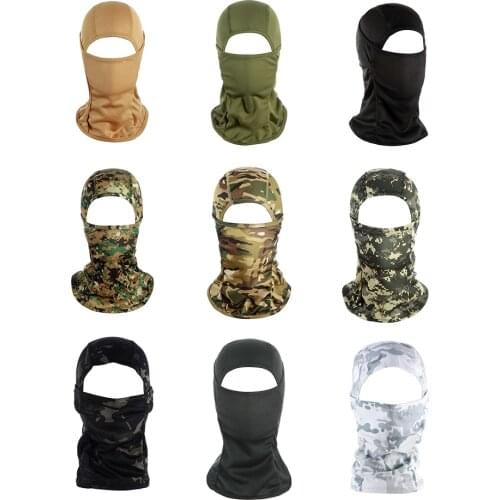 Ski Cycling Full Face Cover Winter Neck Head Warmer Bike Windproof Bandana Scarf Camouflage Military Hunting Tactical Balaclava