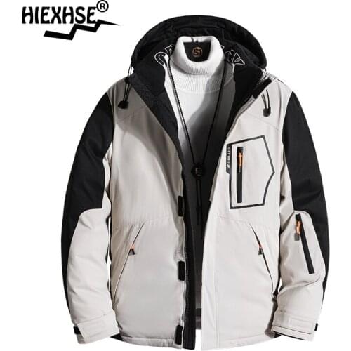 Winter Casual High Quality Thick Warm Men Hooded Cotton Coat Jacket Brand Clothing Parka Big Size S-5Xl Add Cotton To Thicken