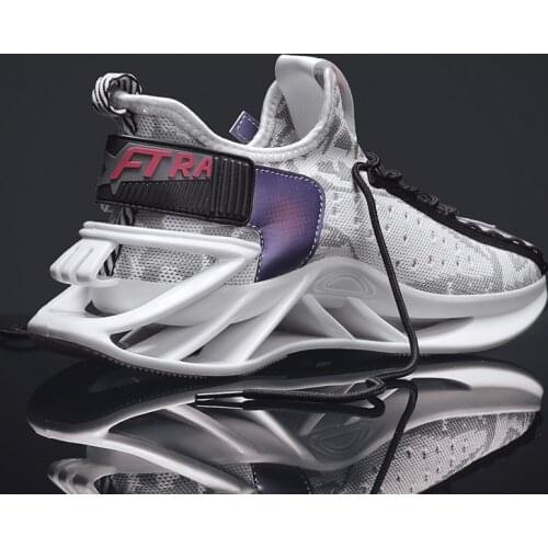 Sequined Blade Shoes Bling Design Mens Shoes Shock Absorption Sneakers Breathable Comfortable Casual Shoes Fashion Sports Shoes