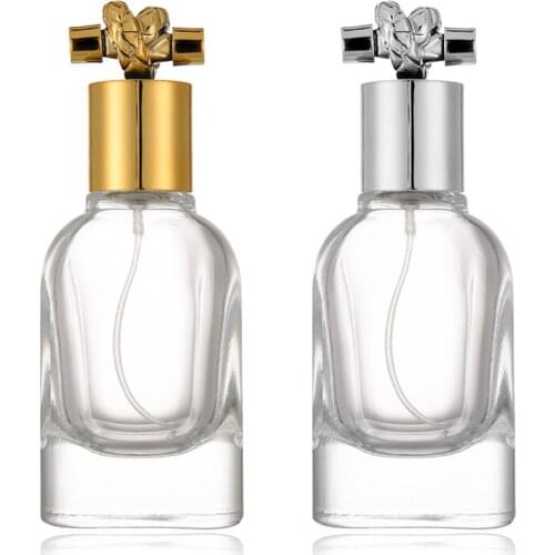Nbyaic Perfume bottling 50ml thick bottom glass bottle high-end specialty perfume bottle spray bottle empty bottle 1pcs