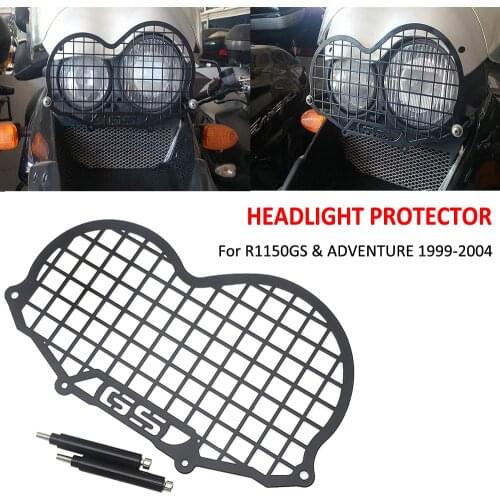 NEW Motorcycle Accessories Headlight Guard Protector Grill For BMW R1150GS & ADVENTURE 1999-2004 R 1150 GS