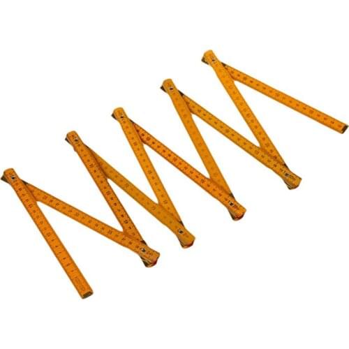 Portable Carpenter Wooden Folding Ruler