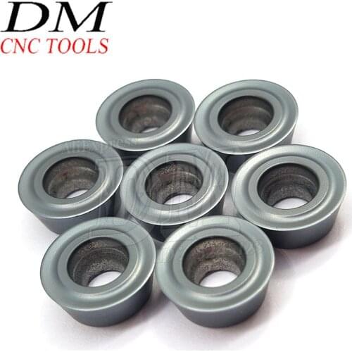 RPMT1204MO-HK Carbide Insert R6 Round Cutting Insert Indexable Milling Insert Face Milling Cutter Milling Attachment