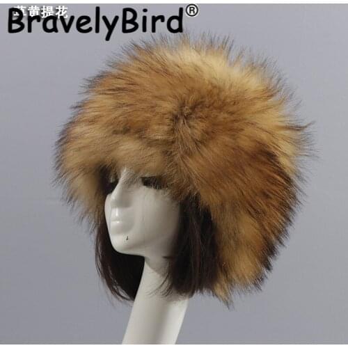 Super Luxury Fluffy Winter Faux Raccoon Fur Hats Unisex Thicken Warm Russian Beanies Casual Fur Ski Cap Ear Warmer Women Men